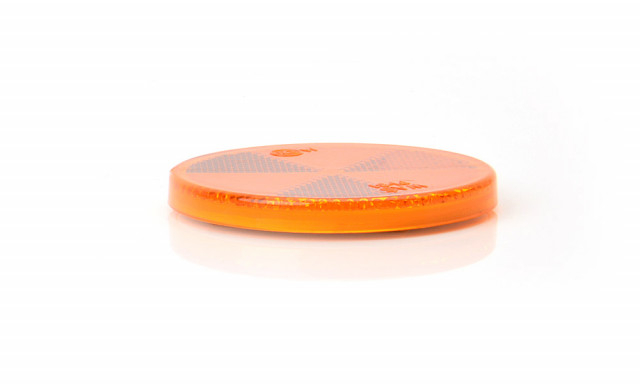 Catadioptru reflectorizant rotund portocaliu fi 61mm [3]