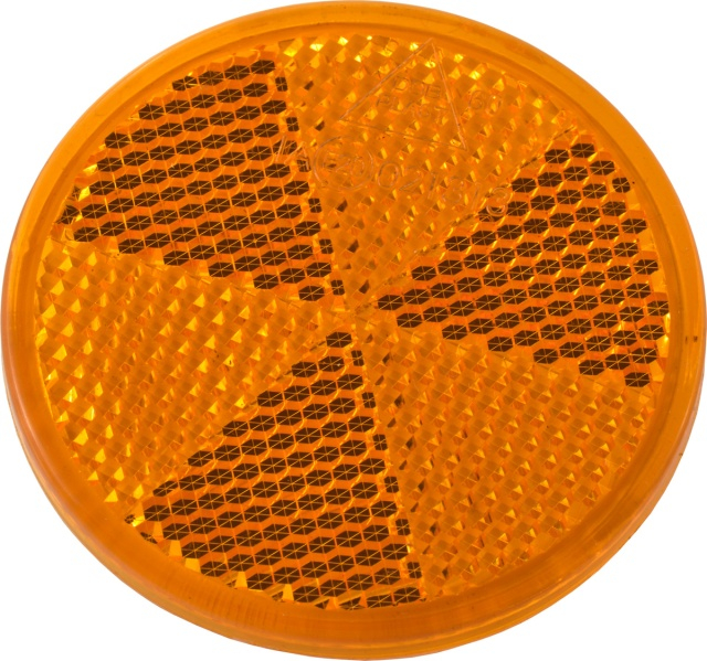 Catadioptru reflectorizant rotund portocaliu fi60 [1]