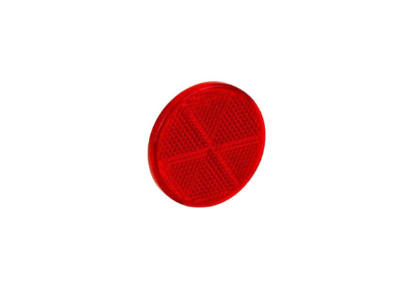 Catadioptru reflectorizant rotund rosu fi 60 mm [1]