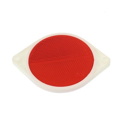 Catadioptru reflectorizant rotund rosu fi 80 mm [1]