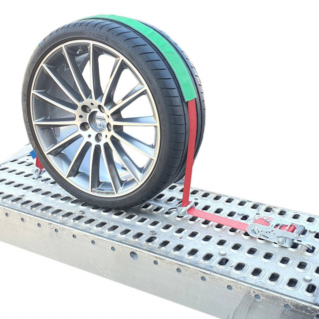 Chinga auto 2.5m - carlige rotative - banda 5 cm [1]