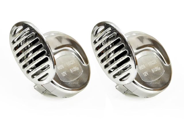 Claxon cromat 12V 2 buc [1]