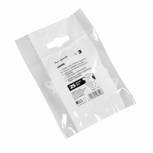 Clema pentru sina perdea - set 25 bucati - G - 3 [2]