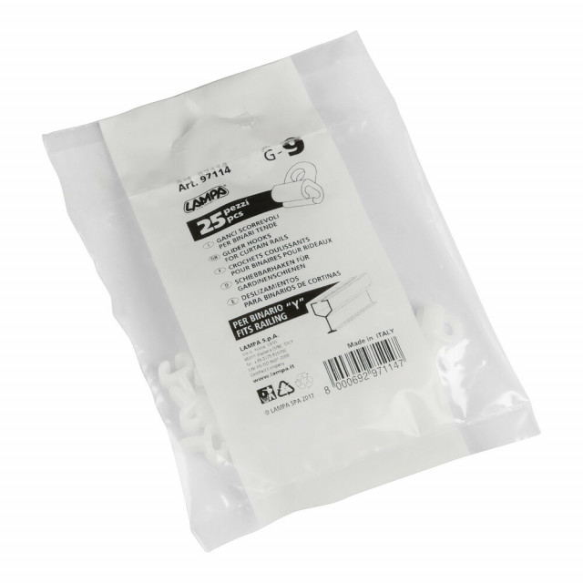 Cleme pentru sina perdea - set 25 bucati [3]