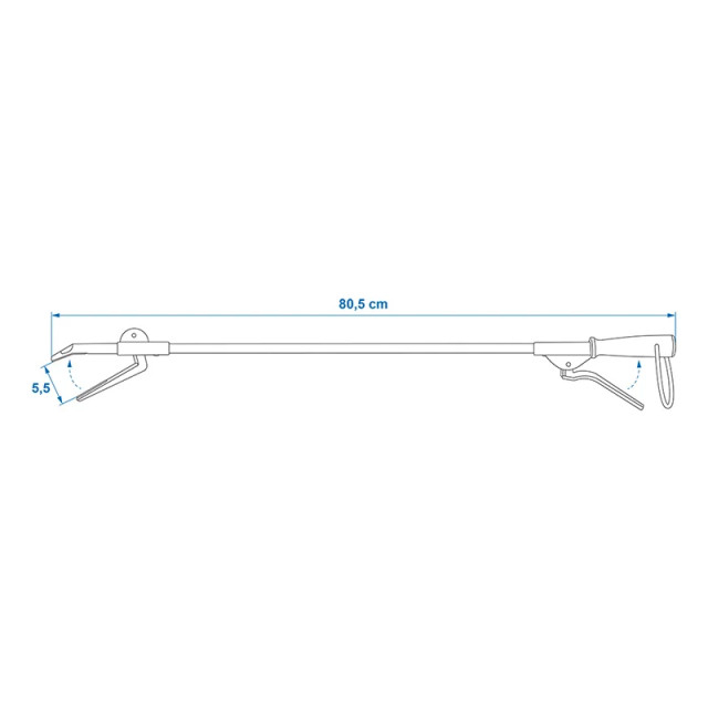 Cleste pentru colectarea gunoiului cu magnet 80 cm [5]