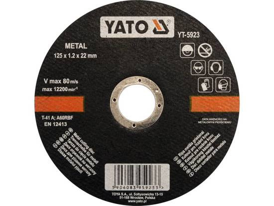 Disc debitat metale 125X1.2X22mm [1]