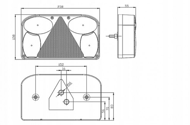 Dispersor lampa spate dreapta [4]