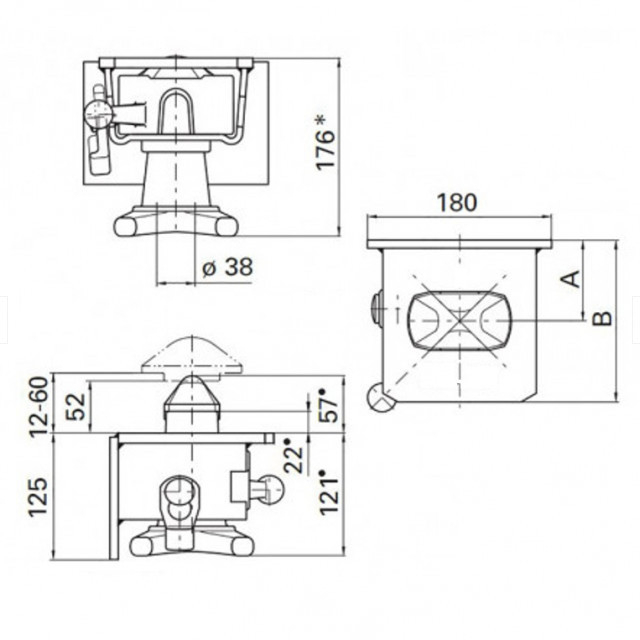 Dispozitiv fixare transcontainer twist lock [5]