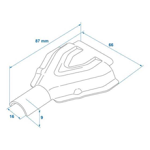 Element protectie cablu frana compatibil KNOTT Ø18mm [6]