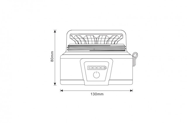 Girofar 12/24V LED , cu acumulator [2]