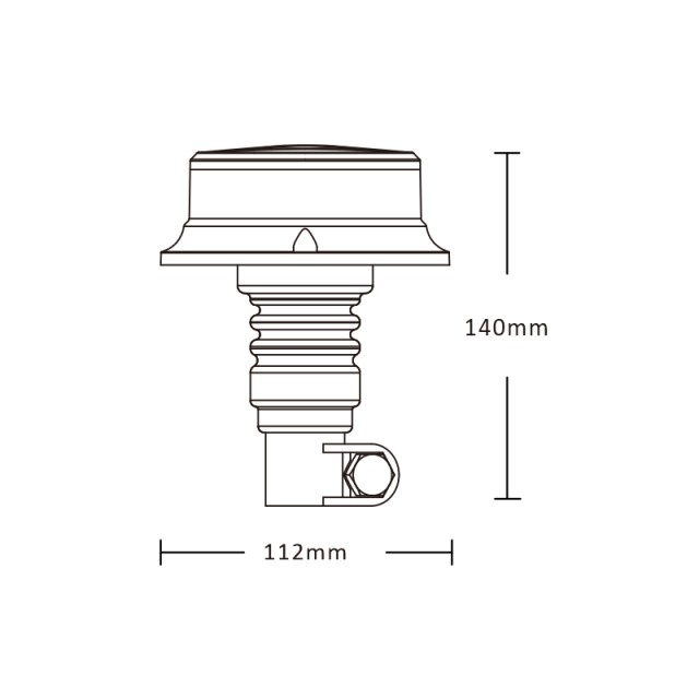 Girofar LED 27W (necesita suport tubular) [2]