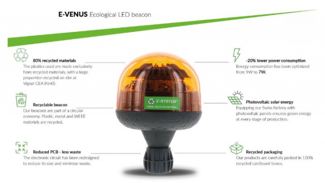 Girofar LED ecologic cu efect dublu flash [2]
