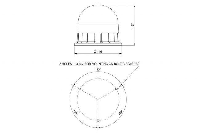 Girofar LED ecologic cu efect dublu flash [3]
