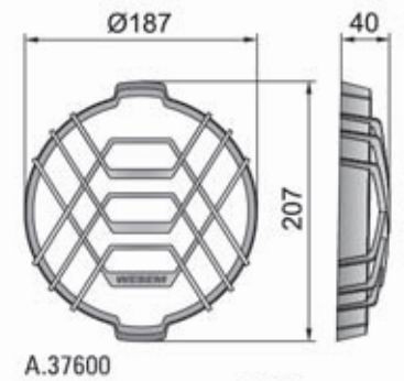 Grila proiector, fi183 HO2 37600 [2]