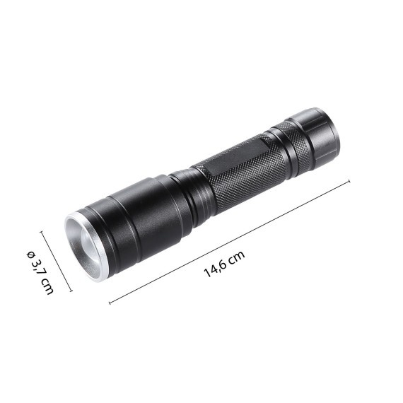HUNTER: Lanterna LED reincarcabila 5W cu functie de zoom [4]