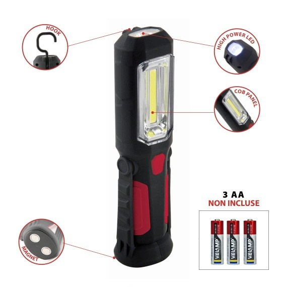 HUNTER: Lanterna LED reincarcabila 5W cu functie de zoom [4]