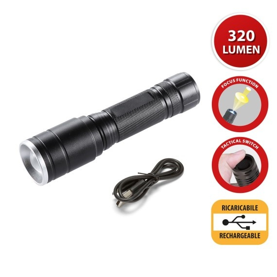HUNTER: Lanterna LED reincarcabila 5W cu functie de zoom [3]