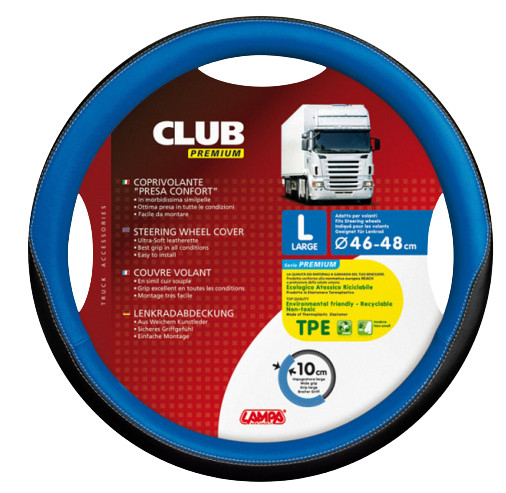 Husa Volan Lampa Club Premium Albastru 46-48cm [2]