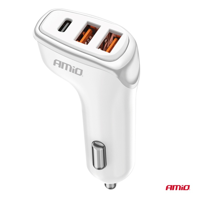 Incarcator 2x USB-A + USB-C 38W 12/24V [2]