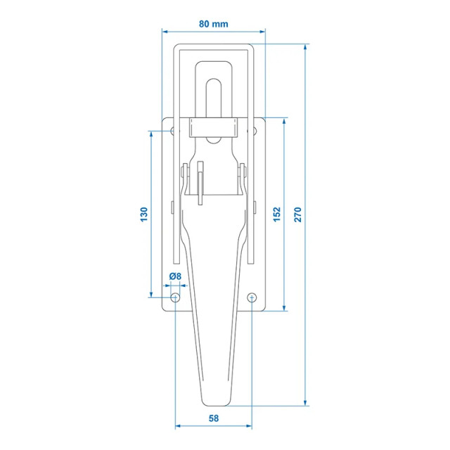 Inchizator oblon 270x80mm [3]