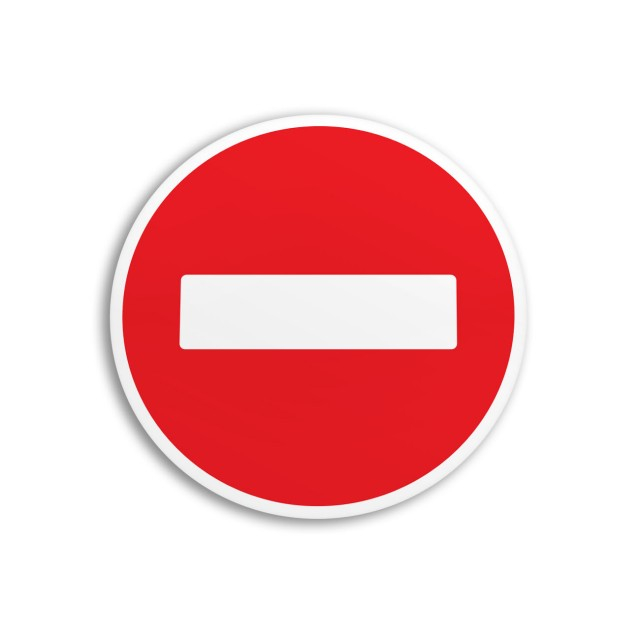 Indicator autocolant accesul interzis [1]