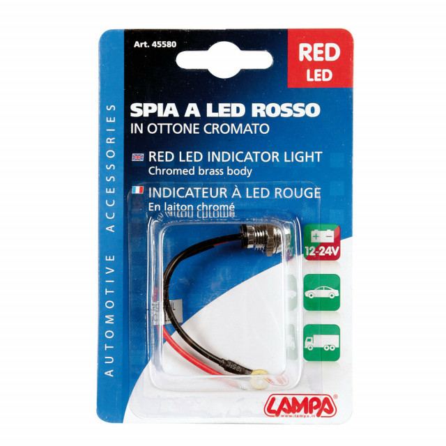 Indicator LED rosu 12/24V - 15A [3]