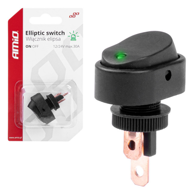 Intrerupator cu indicator LED - 12/24V 30A [1]