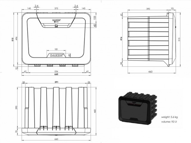Lada scule FLINK 660 x 515 x 460mm [4]
