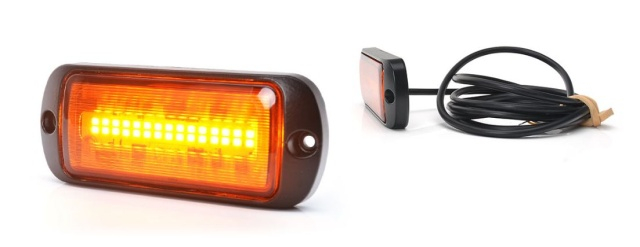 Lampa avertizare STROBO led, lumina portocalie [4]