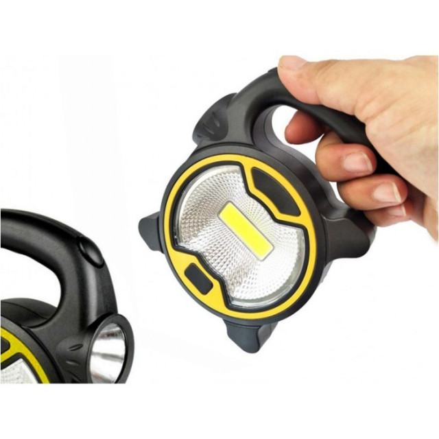 Lampa de atelier - lanterna LED COB cu suport [3]