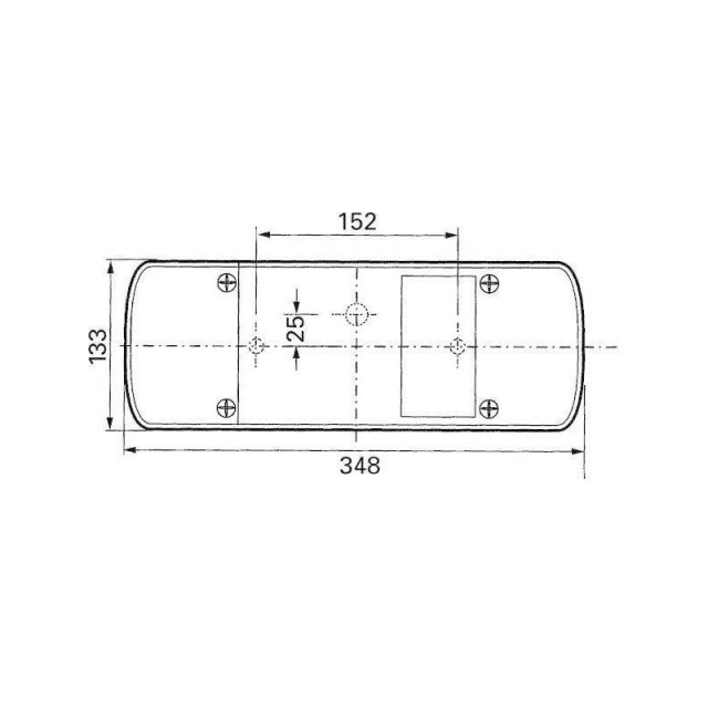 Lampa dreapta 5 functii 34x13 cm [2]