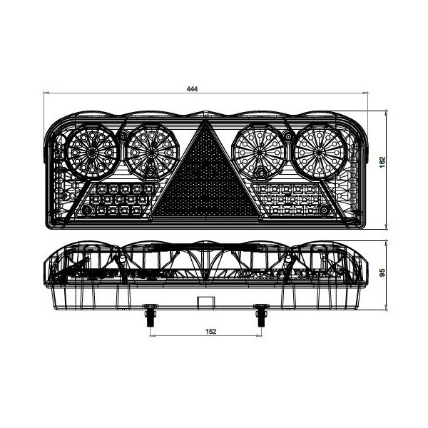 Lampa dreapta camion cu bec [2]