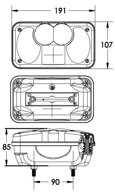 Lampa dreapta stop camion 6 functii [2]