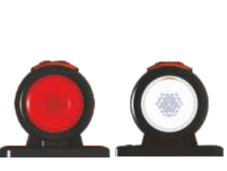 Lampa gabarit neon alb-rosu [1]