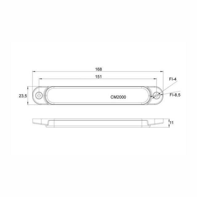 Lampa LED 12-36V ROSU [3]