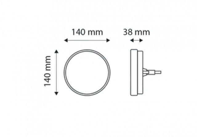 Lampa LED 4 functii - semnalizare dinamica [2]