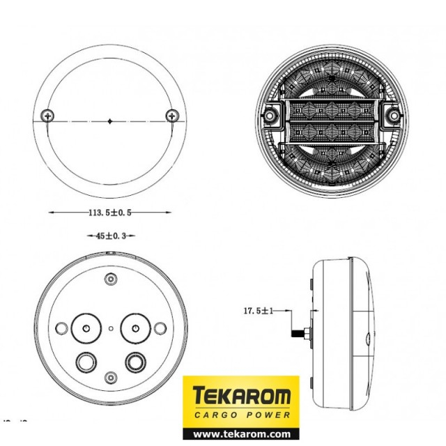 LAMPA LED CAMION CEATA 20 LEDURI SMD [2]