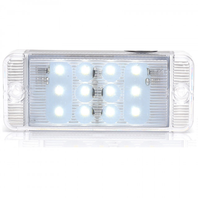 Lampa led dreptunghiulara alba 11x4.5 cm 12/24V [3]