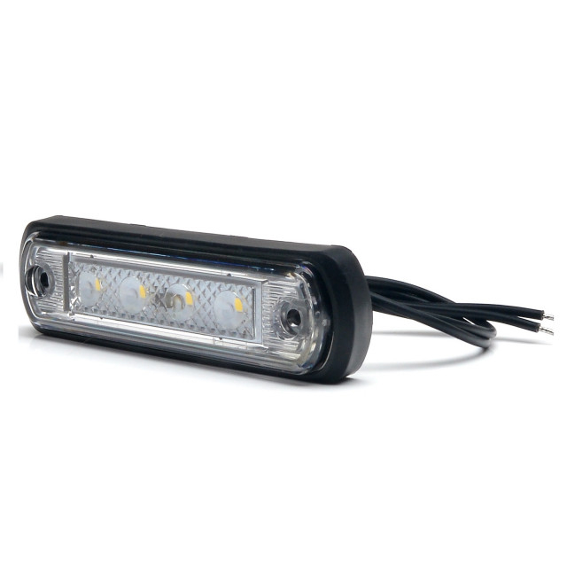 Lampa LED dreptunghiulara alba 30x108.60 mm 12-24V [2]