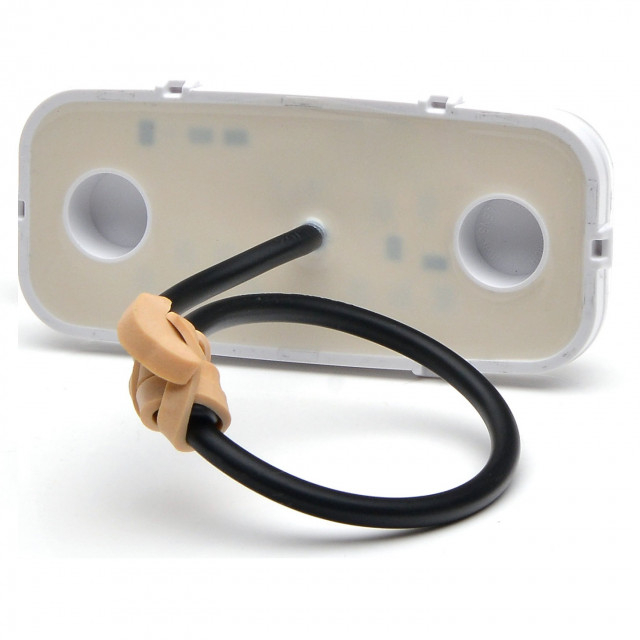 Lampa LED dreptunghiulara rosie 11.5x5.5 cm 12-24V [4]