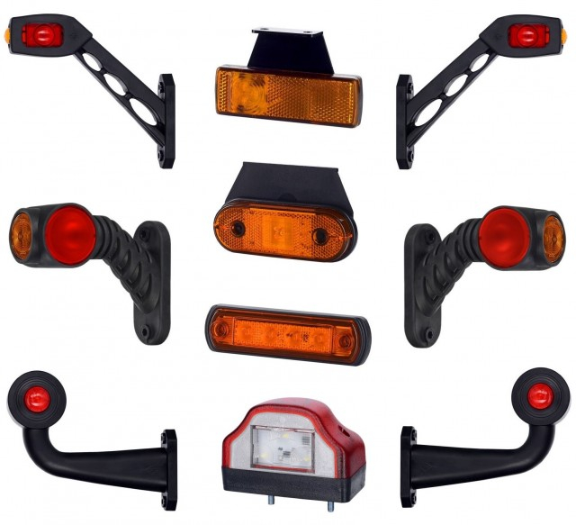 Lampa LED gabarit trei culori, dreapta [3]
