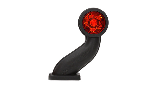 Lampa LED marcaj lateral cu suport STANGA 12/24V [1]