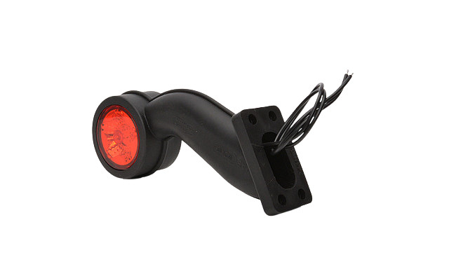 Lampa LED marcaj lateral cu suport STANGA 12/24V [3]