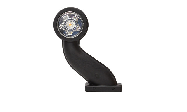 Lampa LED marcaj lateral cu suport STANGA 12/24V [2]