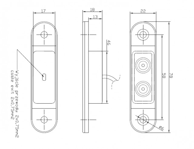 Lampa LED marcaj lateral, lumina portocalie [2]