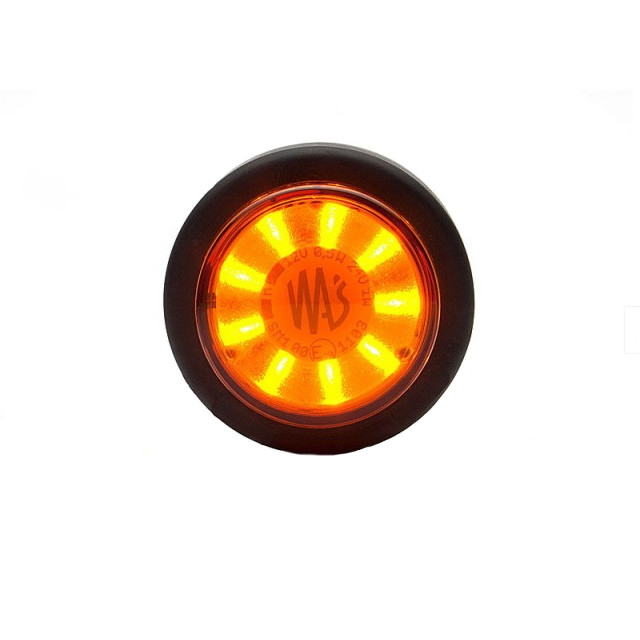 Lampa LED portocalie rotunda [1]
