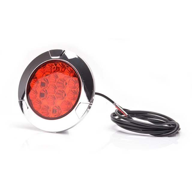 Lampa led rosie ROTUNDA 2 FUNCTII LUMINOASE fi 25 cm [3]