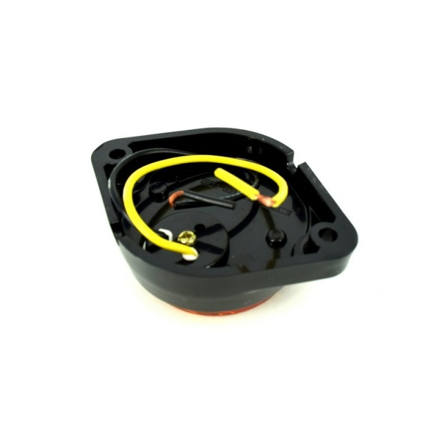 Lampa Led rotunda portocalie 24V [2]