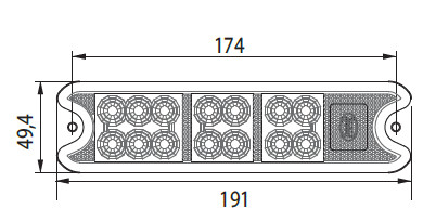 Lampa led stivuitor 19x5 cm [2]