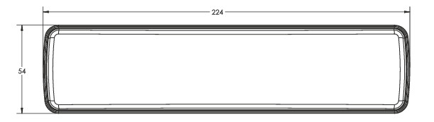 Lampa led stivuitor spate 22x5 cm [2]